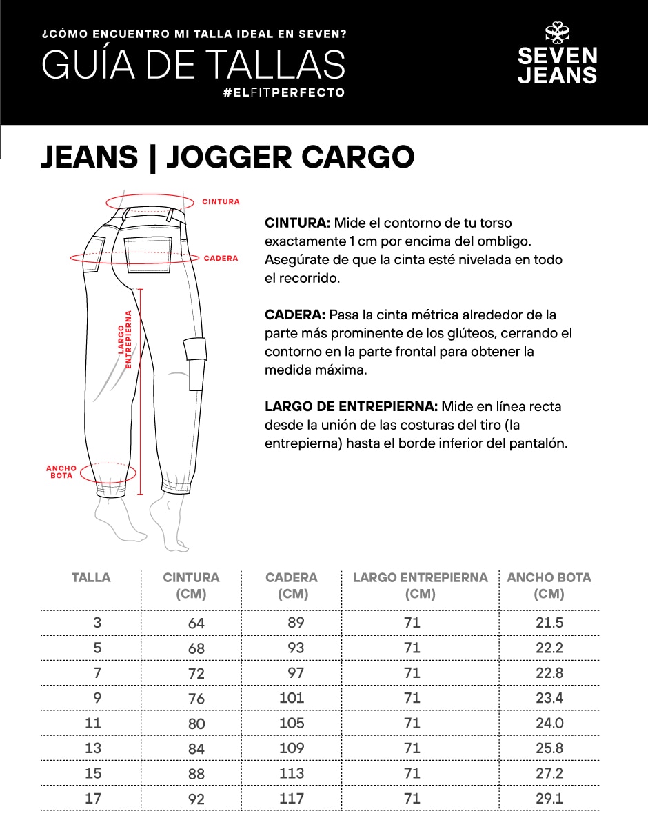Pantalón cargo regular para mujer 4