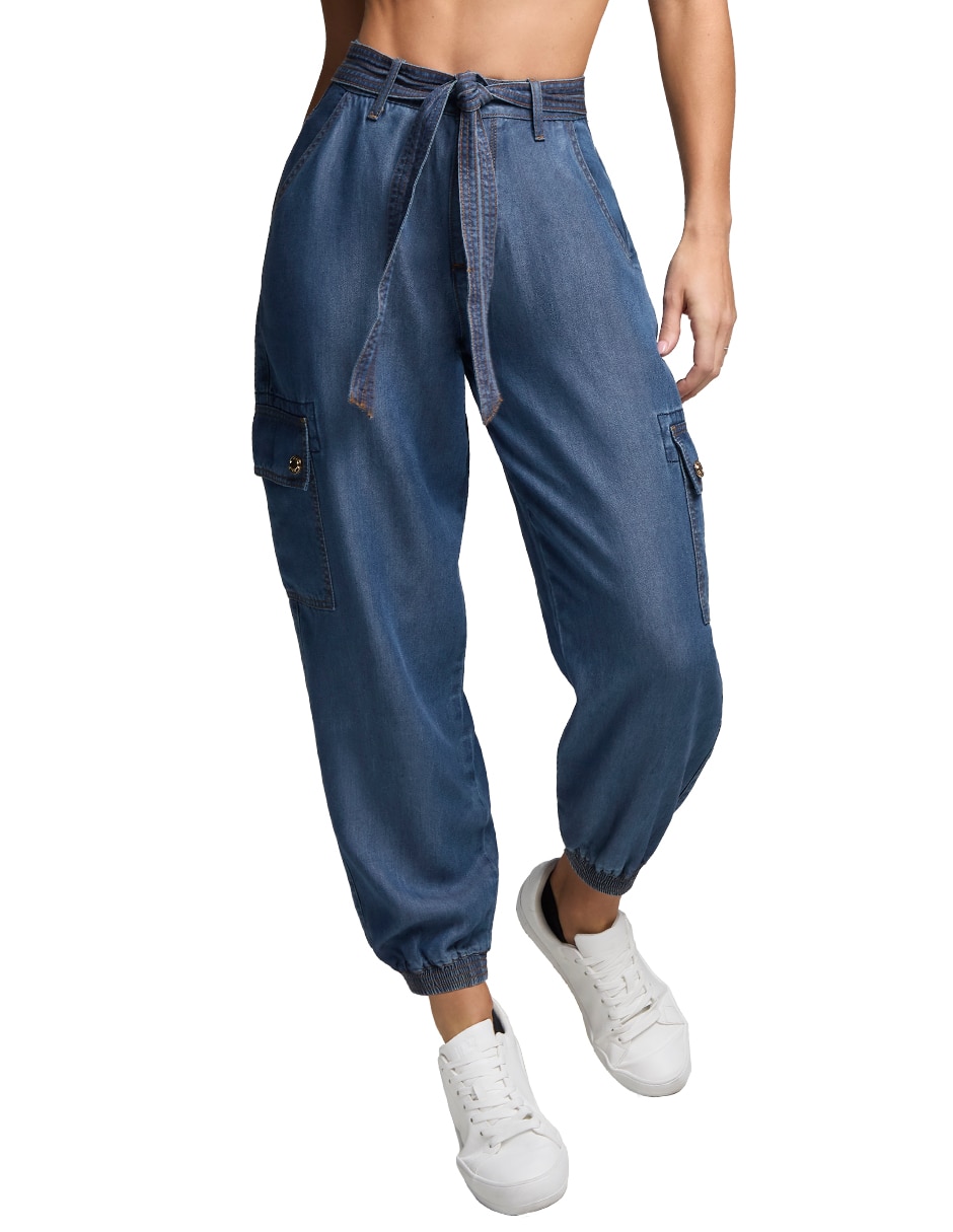Pantalón cargo regular para mujer