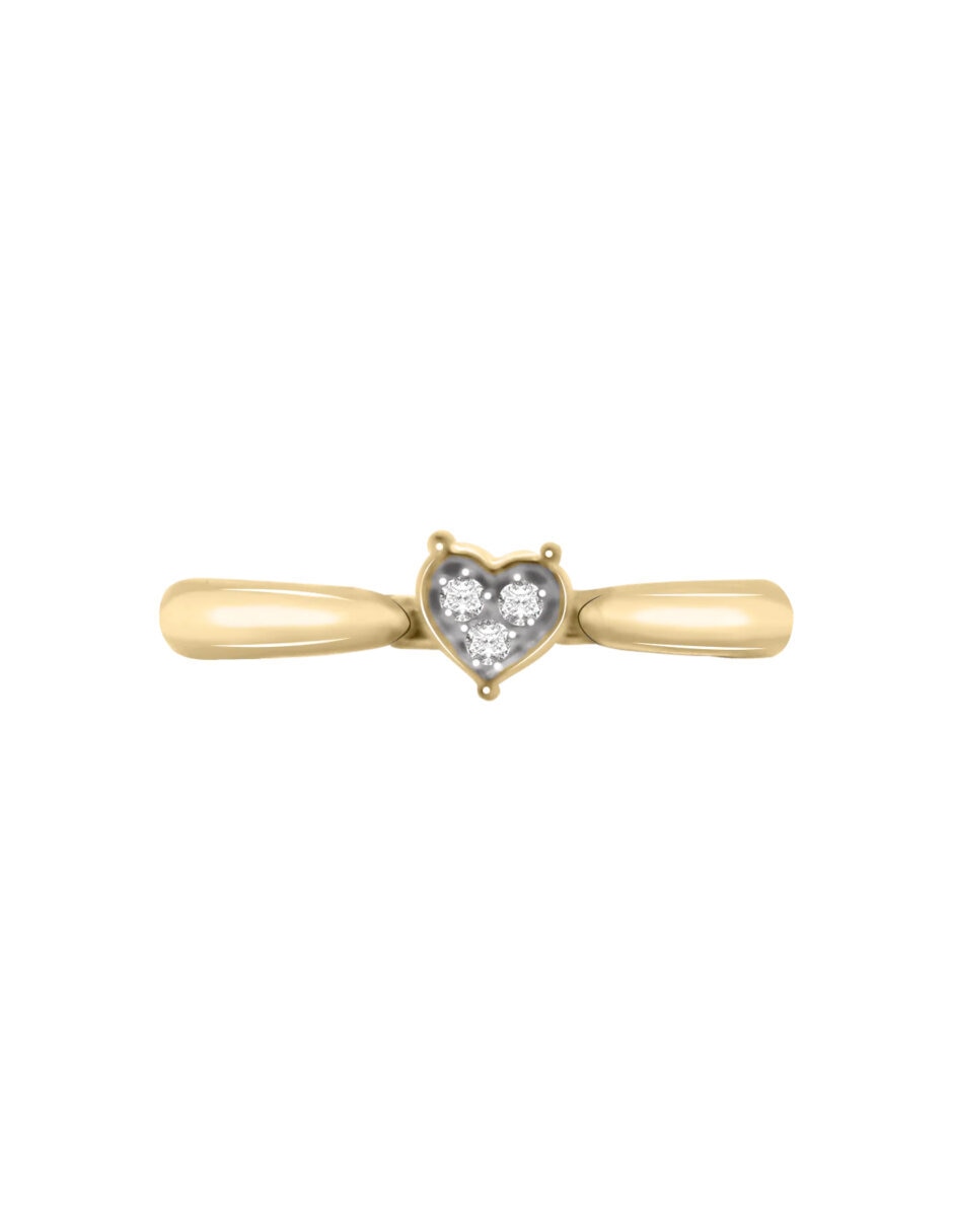 Anillo de compromiso de Oro 14 k KLAMORE Inaya Diamante