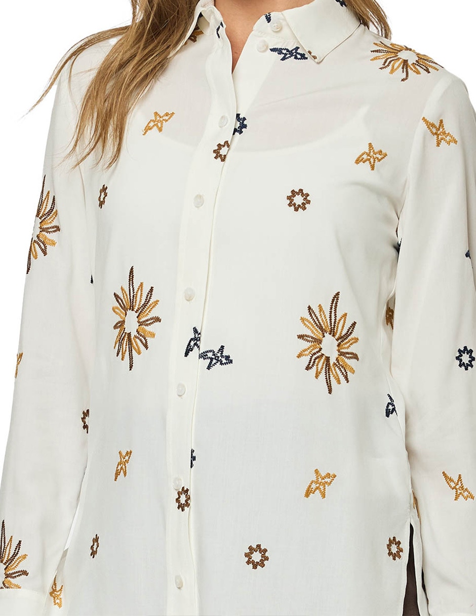 Blusa Foley's manga larga para mujer