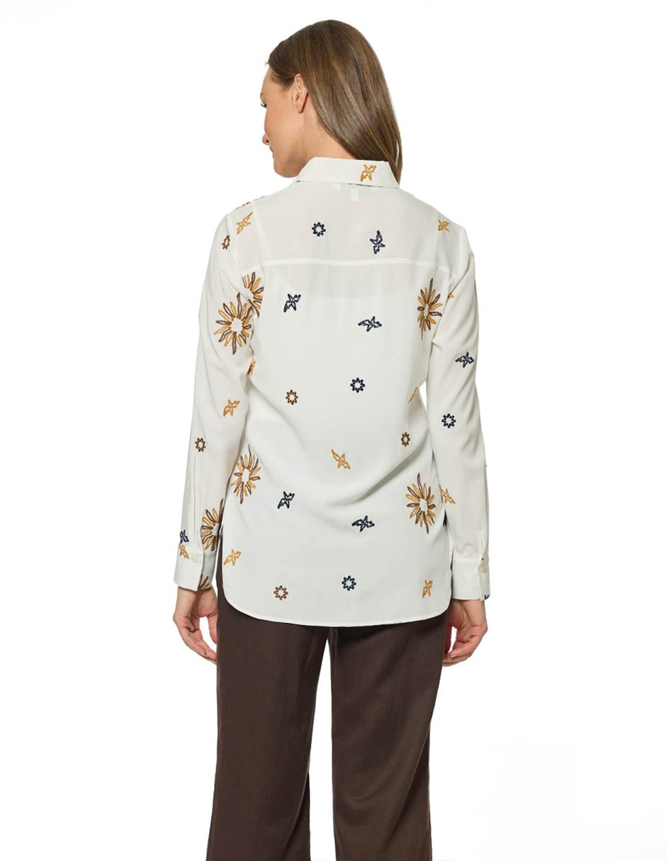 Blusa Foley's manga larga para mujer