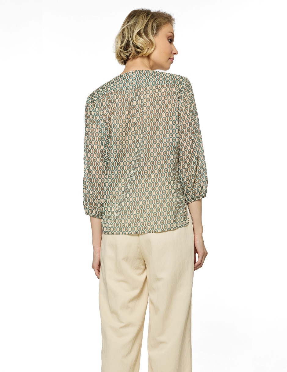 Blusa Foley's manga 3/4 para mujer