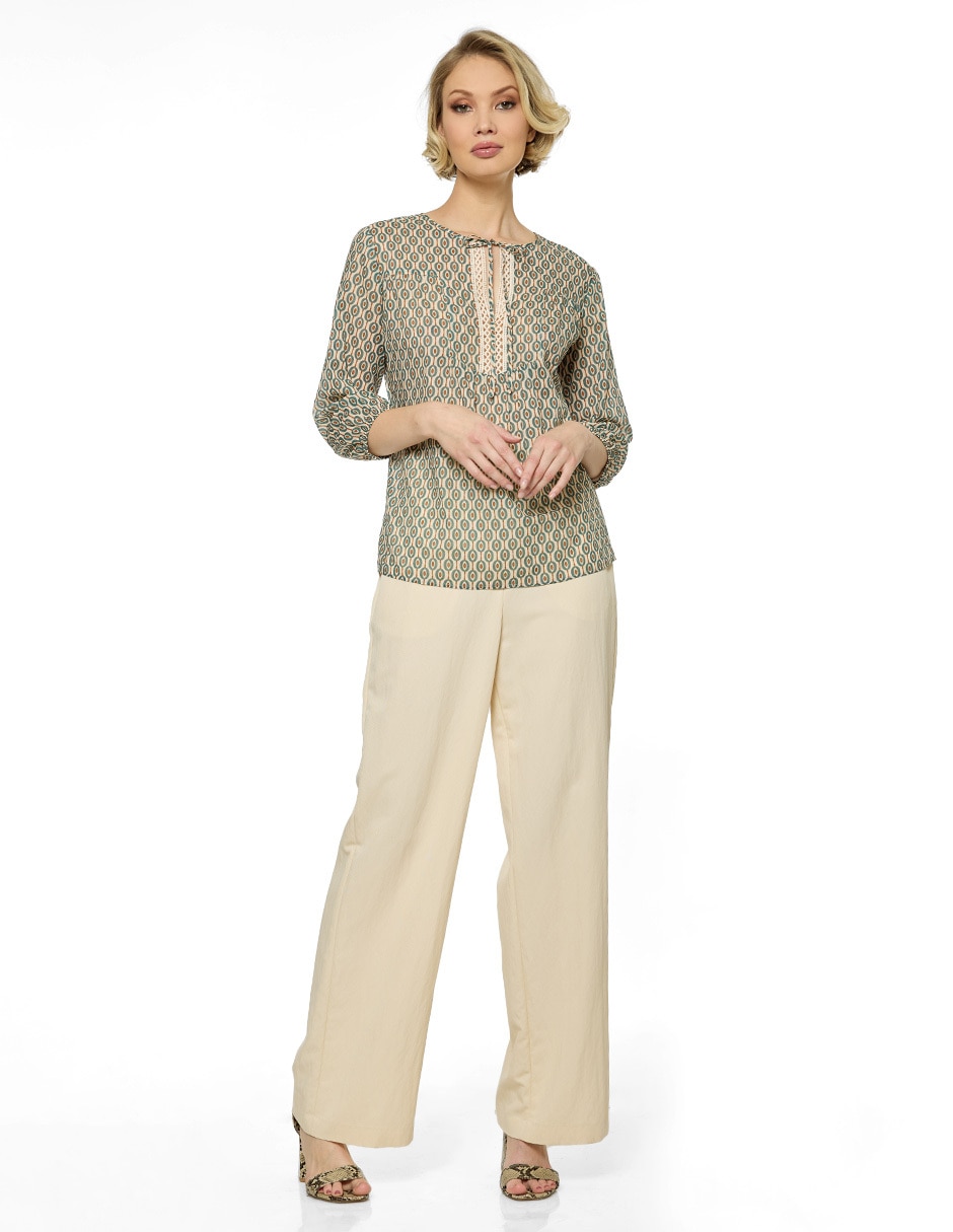 Blusa Foley's manga 3/4 para mujer