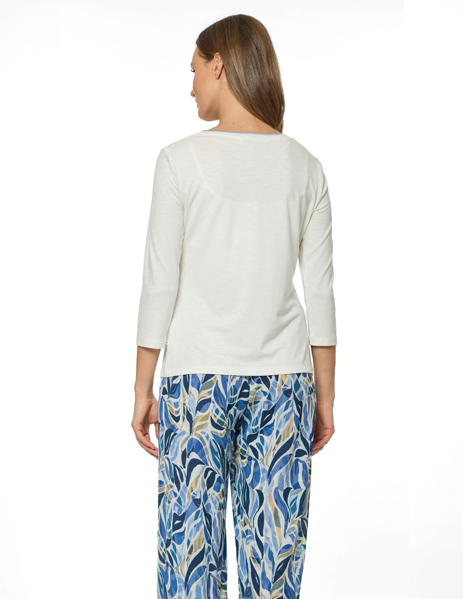 Blusa Foley's manga 3/4 para mujer