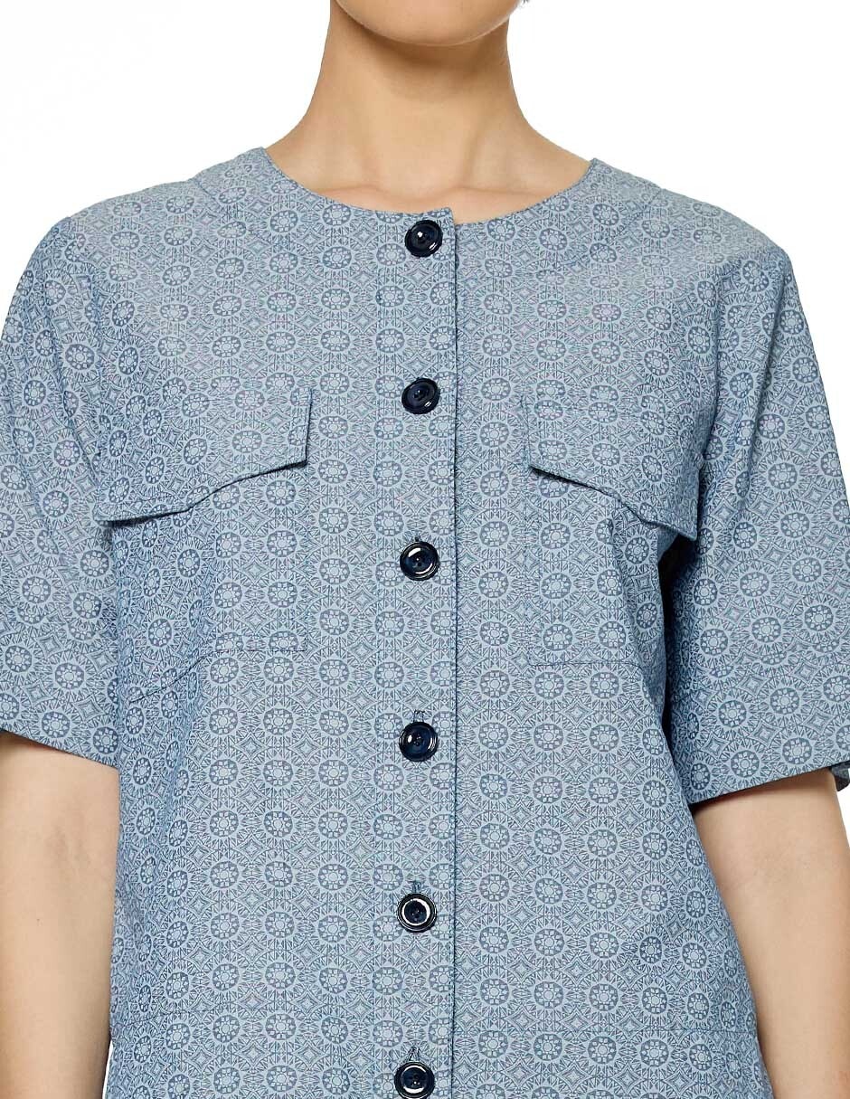 Blusa Foley's manga corta para mujer