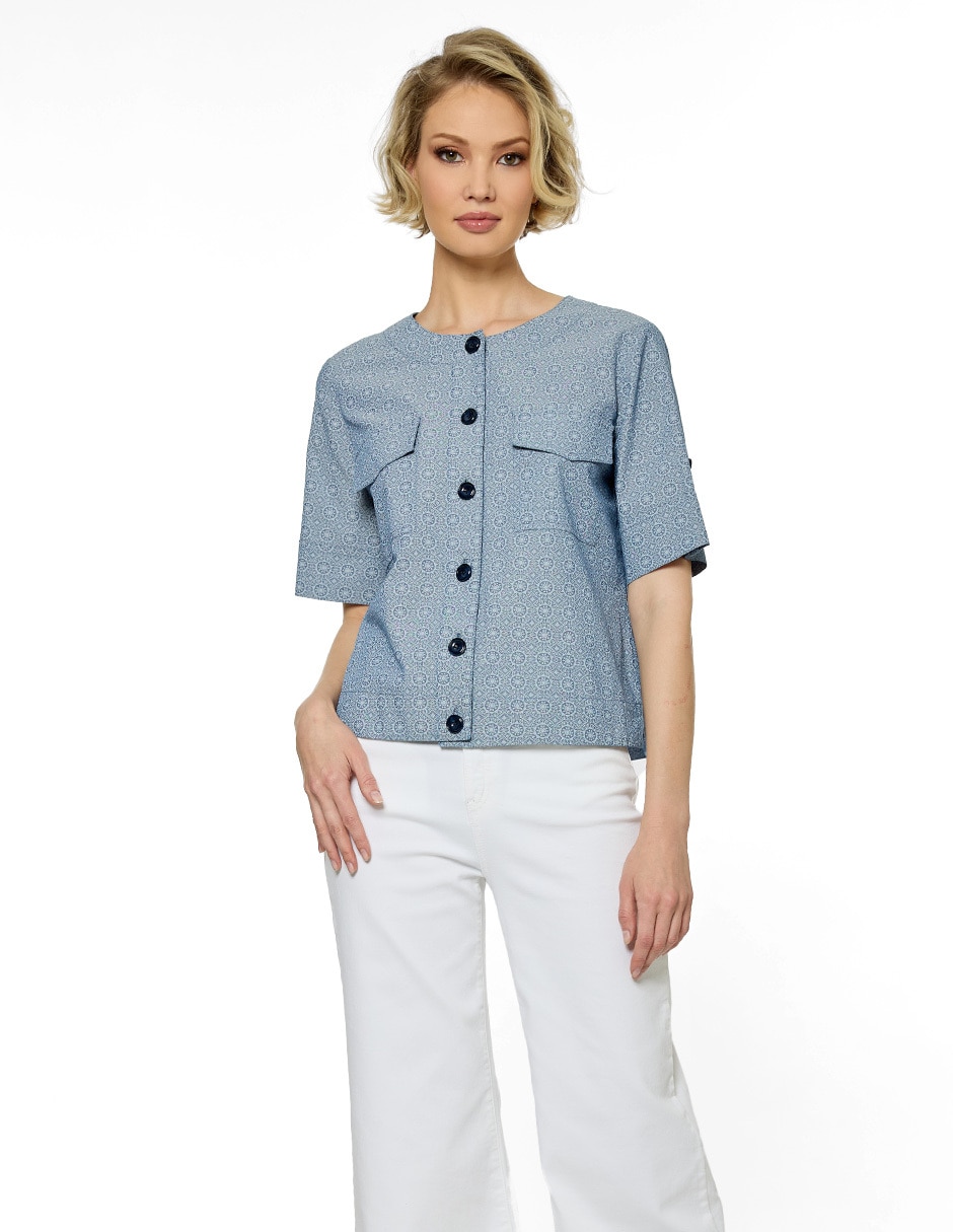 Blusa manga corta para mujer Blusa manga corta para mujer