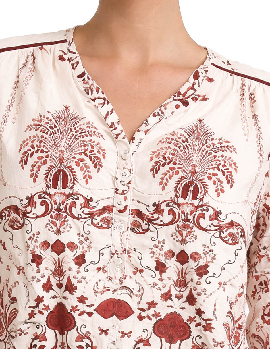Blusa Foley's manga larga para mujer