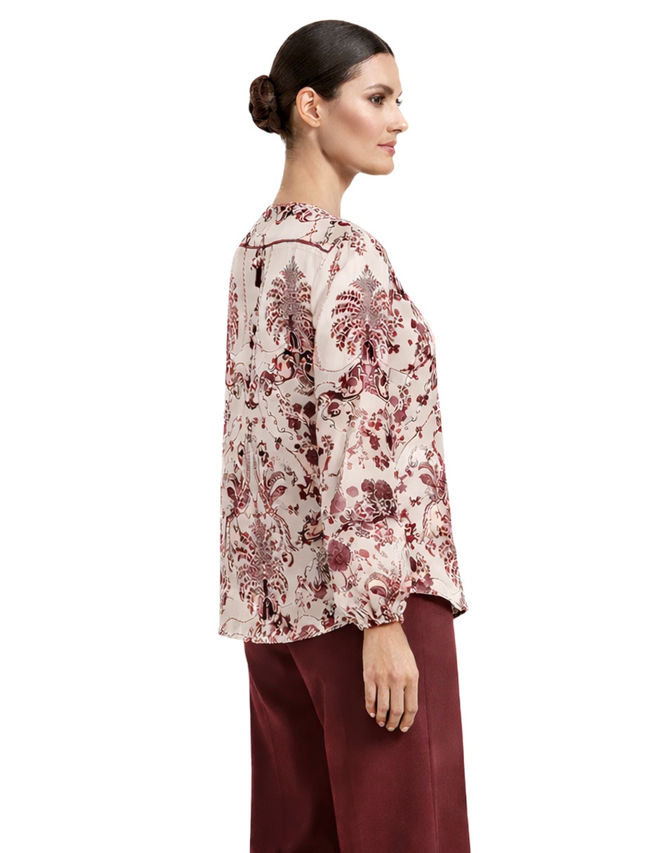 Blusa Foley's manga larga para mujer