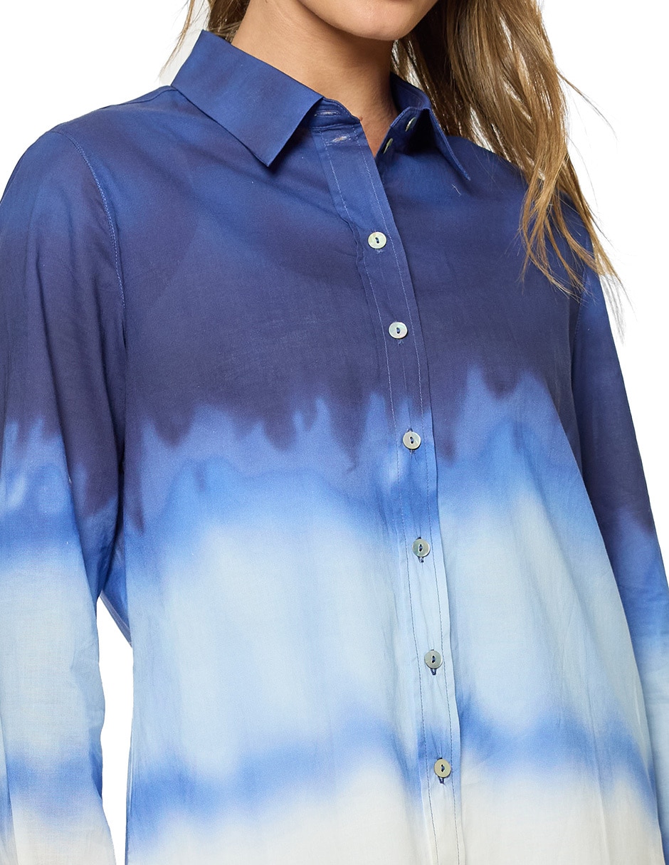 Blusa Foley's manga larga para mujer