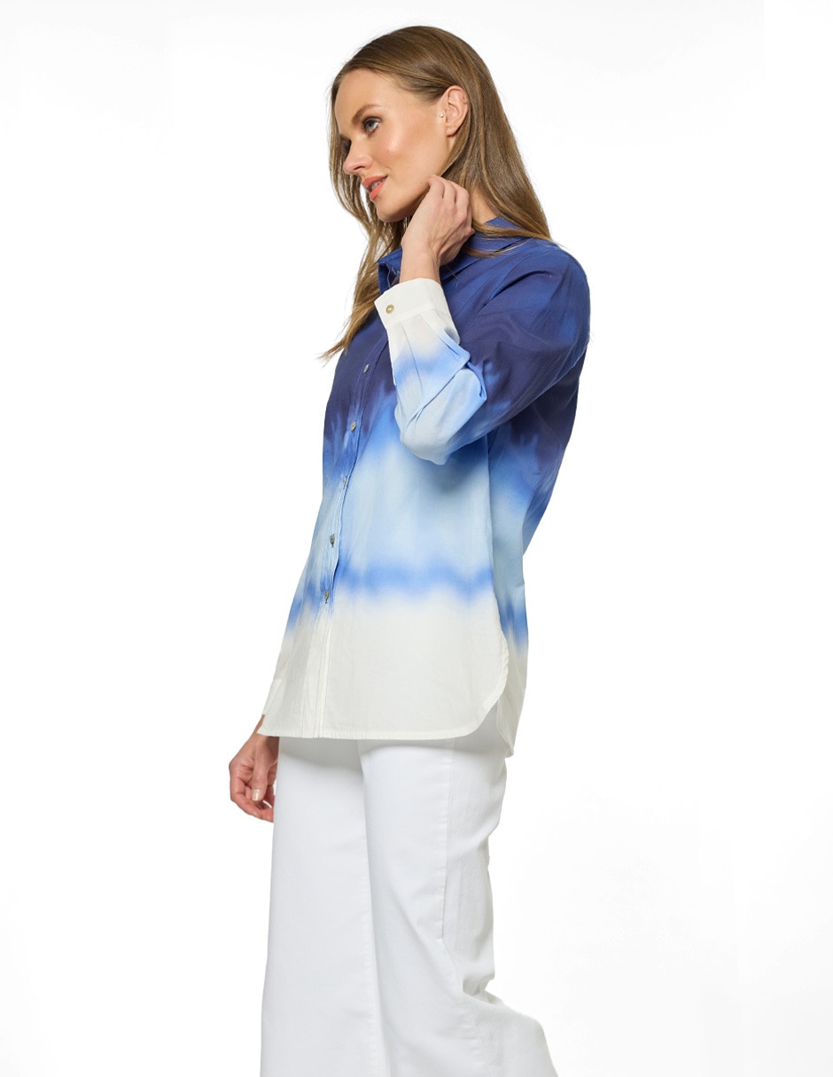 Blusa Foley's manga larga para mujer