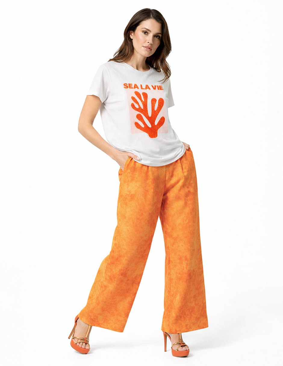 Blusa Foley's manga corta para mujer