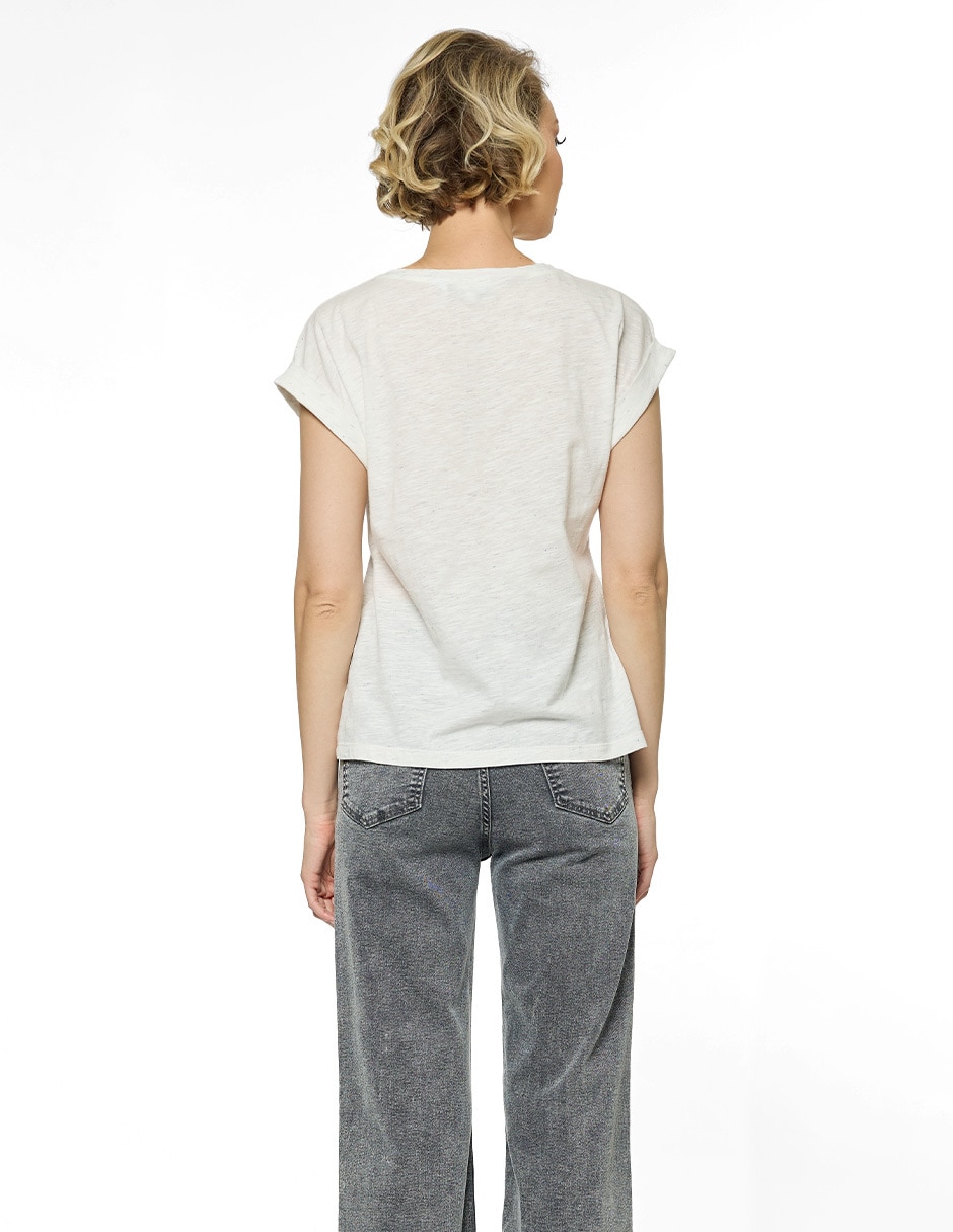 Blusa Foley's manga corta para mujer