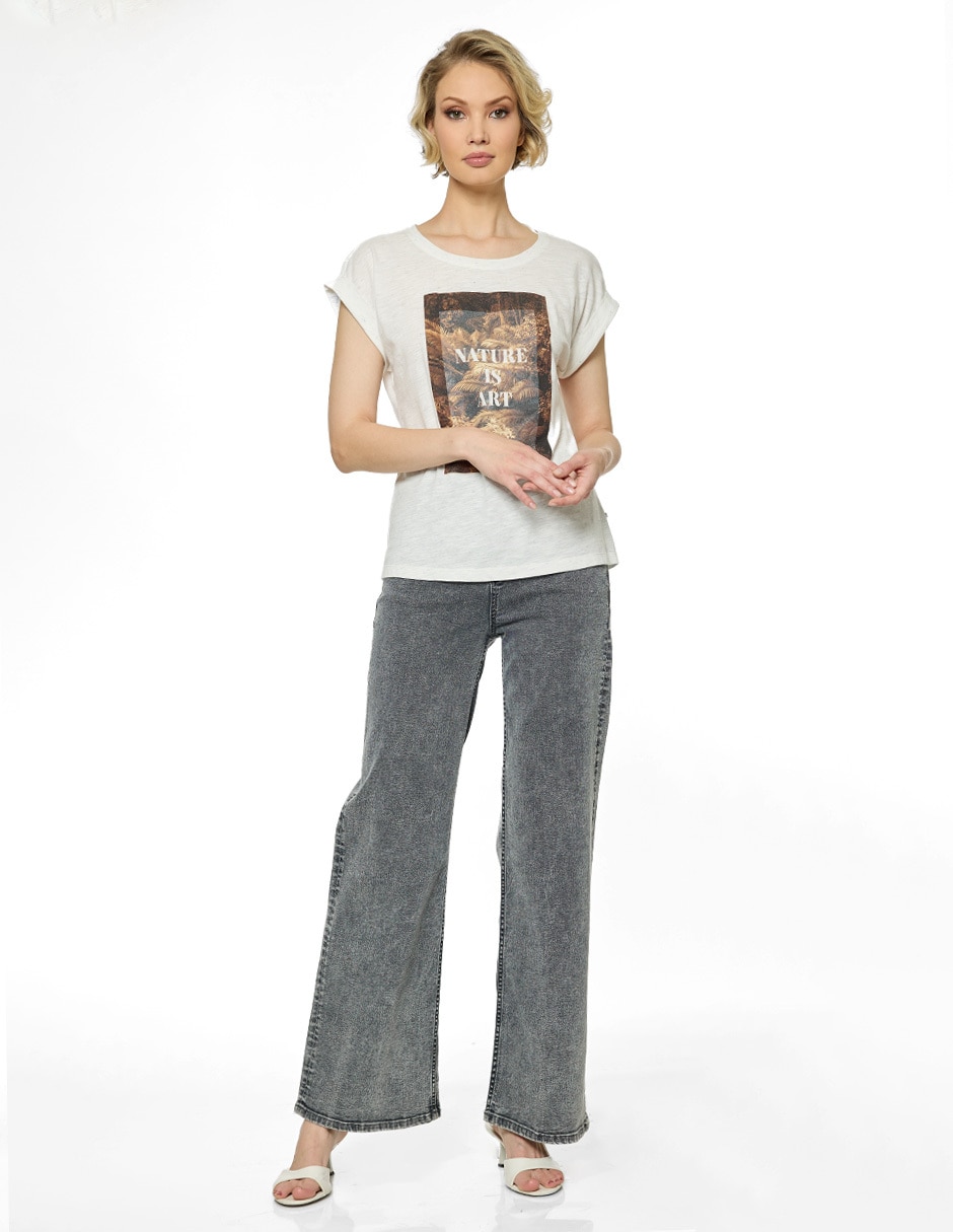 Blusa Foley's manga corta para mujer