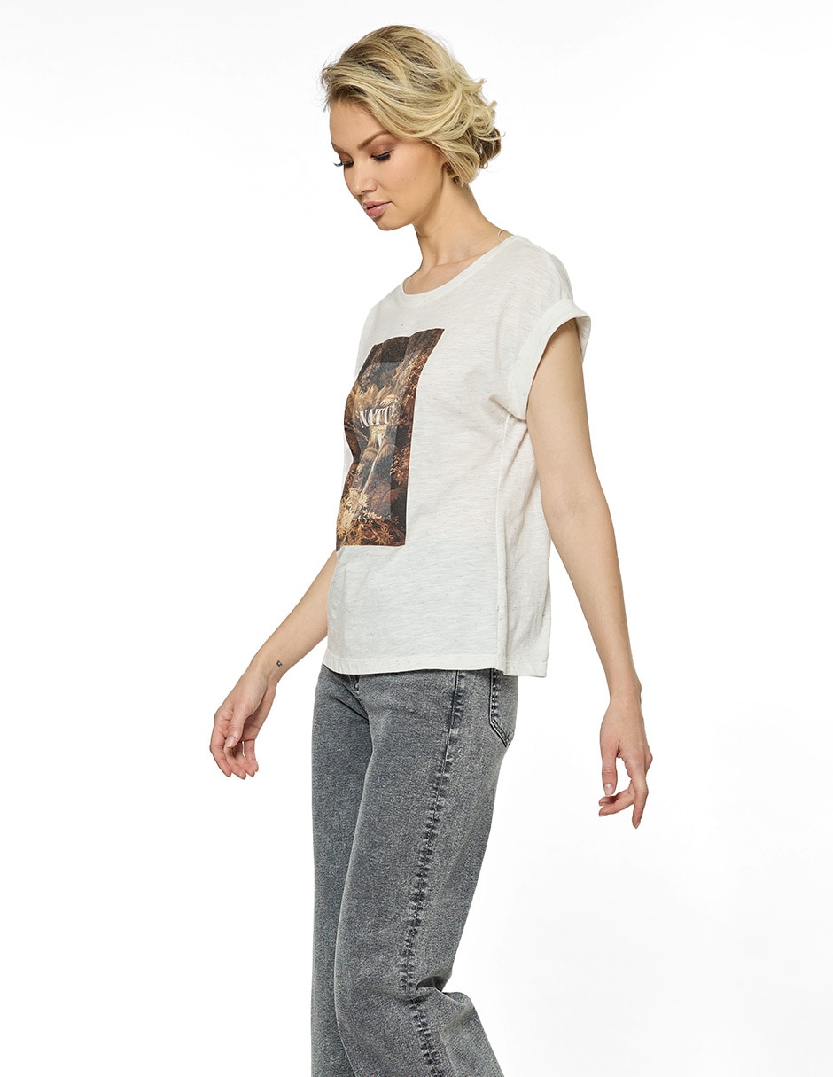 Blusa Foley's manga corta para mujer