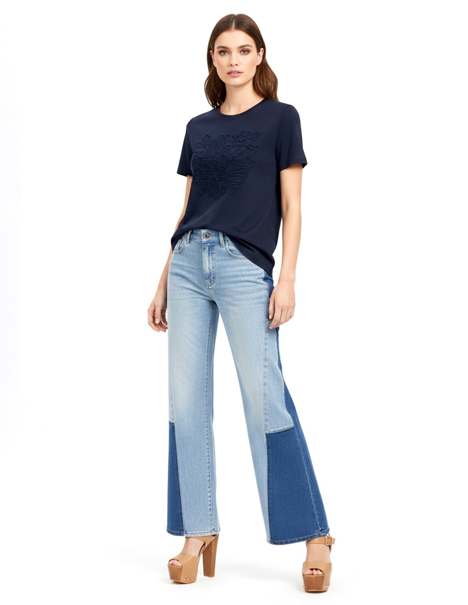 Blusa Foley's manga corta para mujer