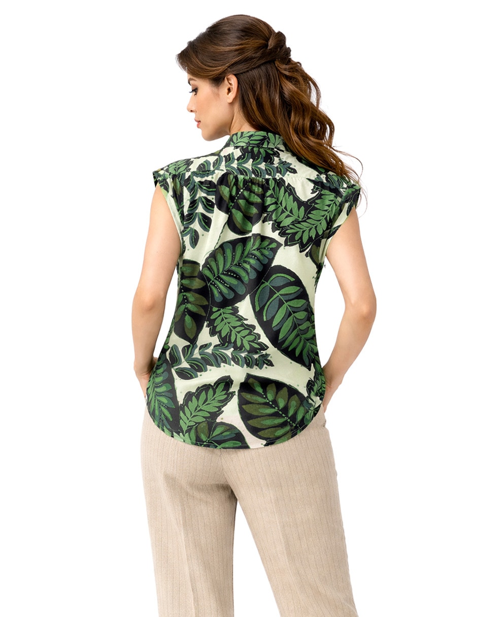 Blusa Foley's manga corta para mujer