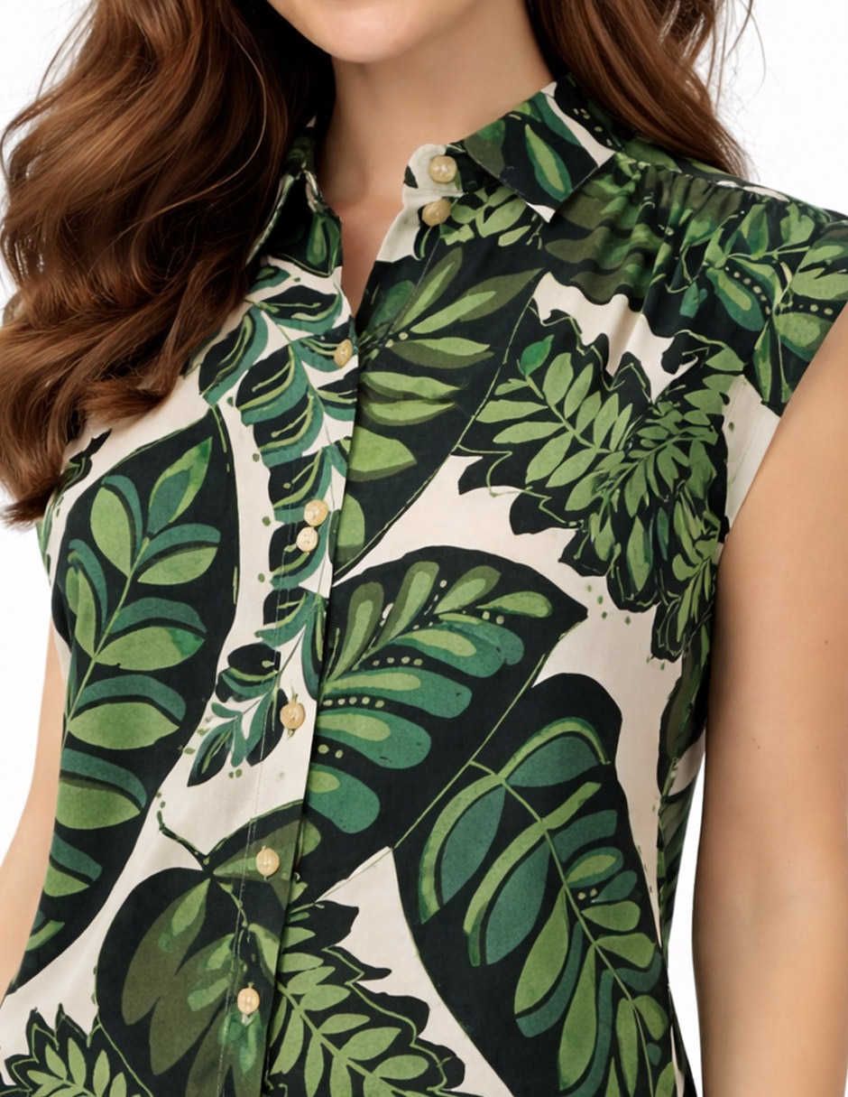 Blusa Foley's manga corta para mujer