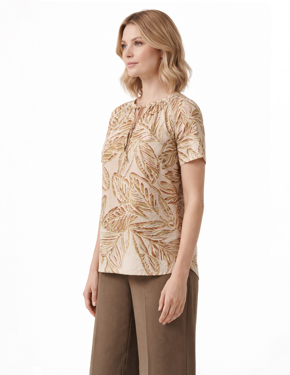 Blusa Foley'S manga corta para mujer