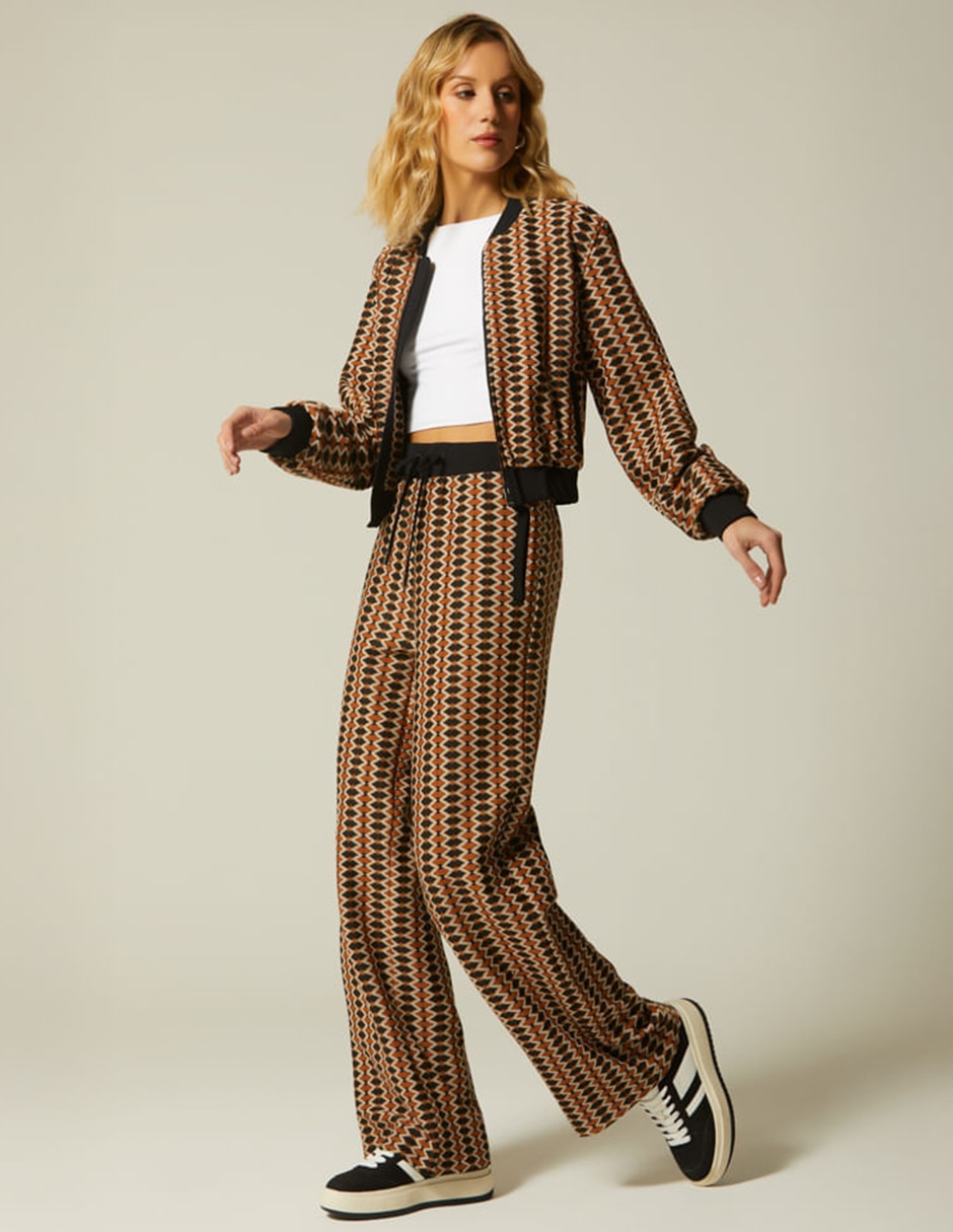 Pantalón easy pant studio f wide leg para mujer