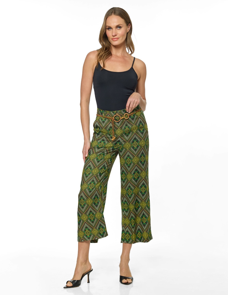 Pantalón regular regular para mujer 4