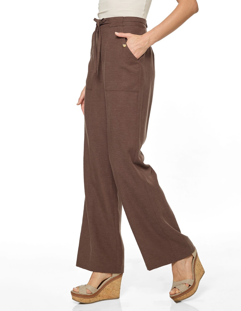 Pantalón regular regular para mujer 6
