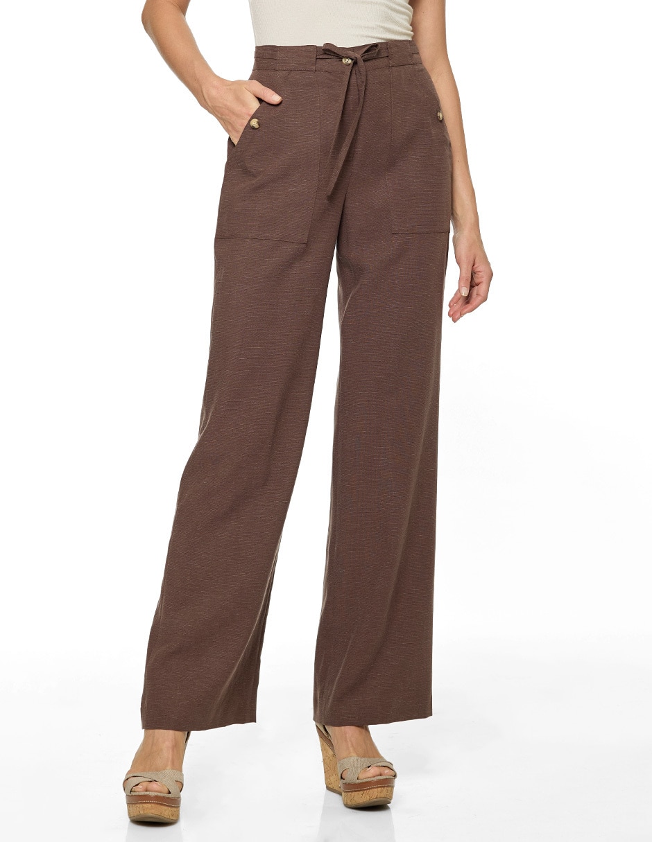 Pantalón regular regular para mujer