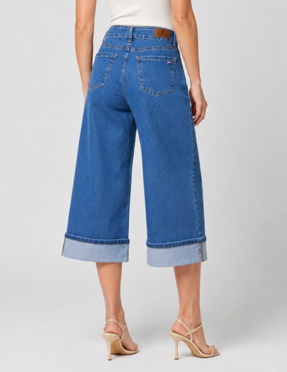 Short obs jeans de mezclilla para mujer
