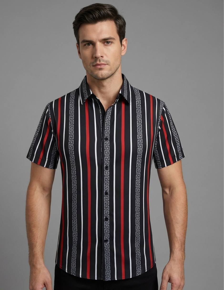 Camisa casual manga corta para hombre Camisa casual manga corta para hombre