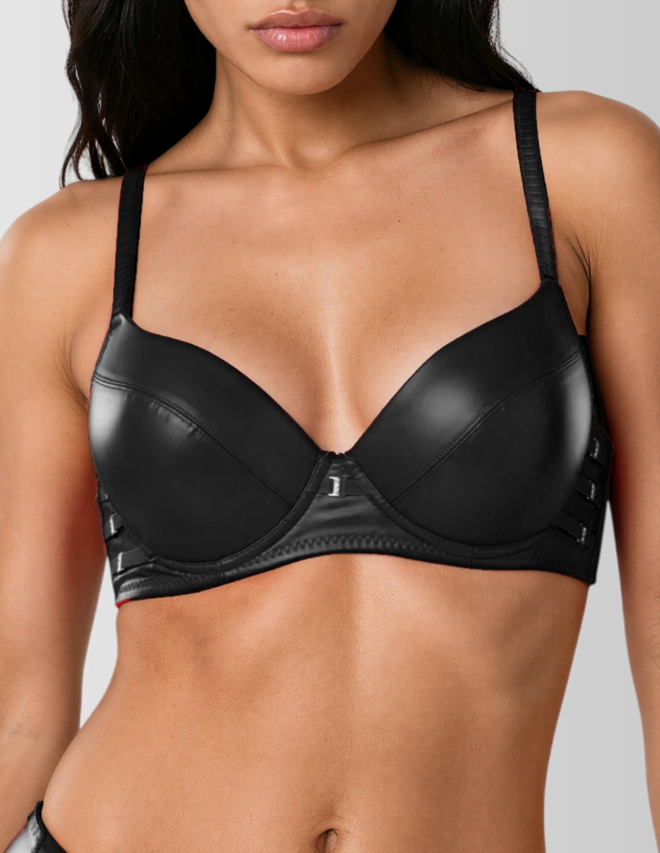 Brassiere demi copa con copa para mujer 3