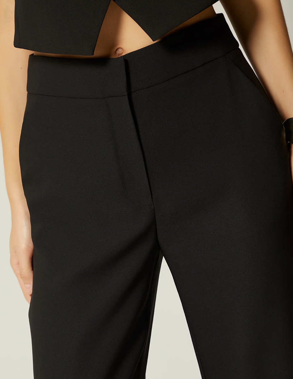 Pantalón de vestir studio f straight para mujer