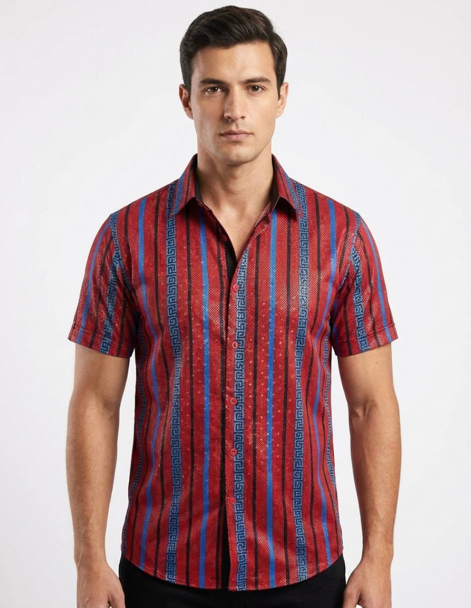 Camisa casual manga corta para hombre Camisa casual manga corta para hombre