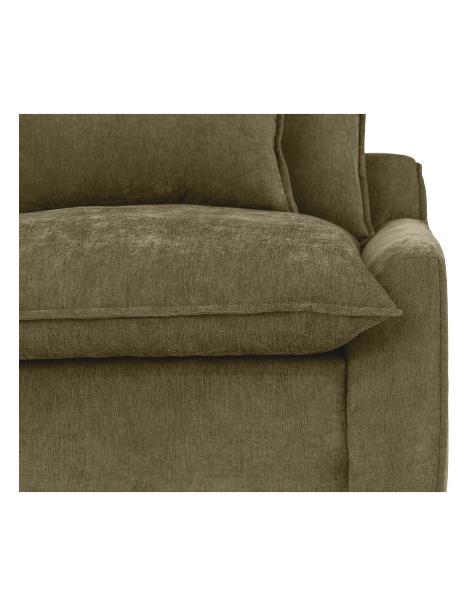 Sillón pit de madera y tela 4