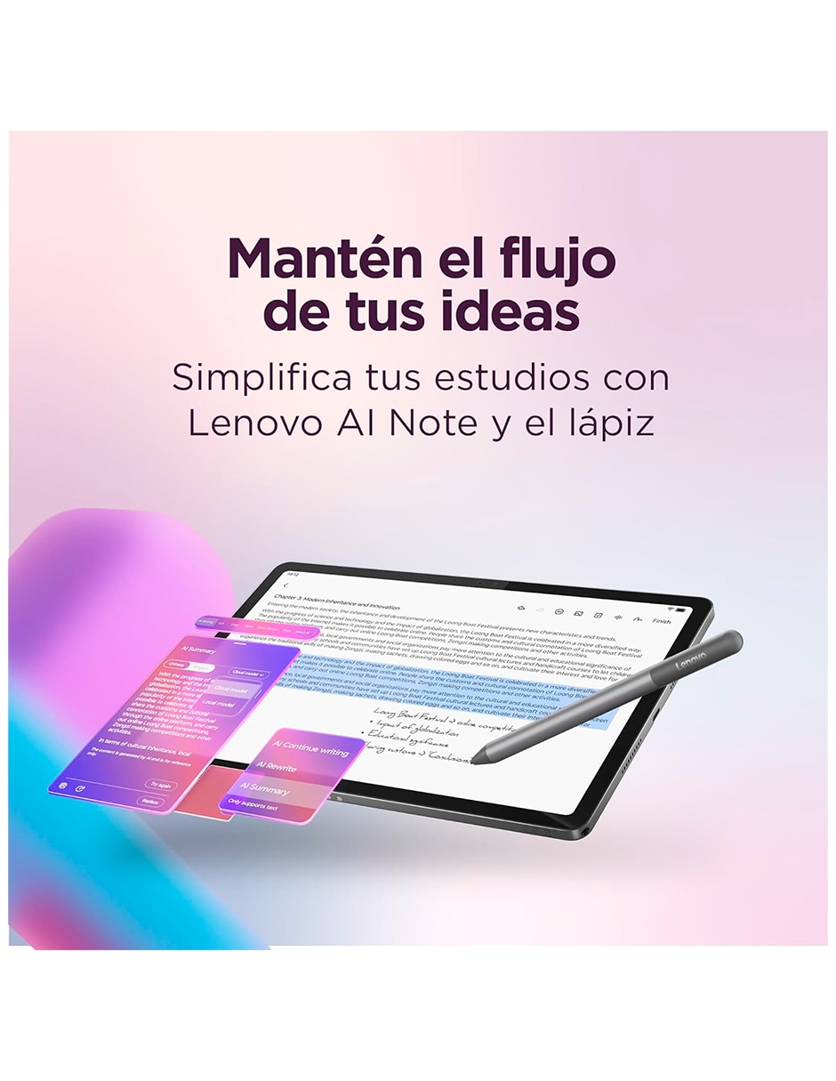 Tablet lenovo zafr0211mx 11 pulgadas de 256 GB ram