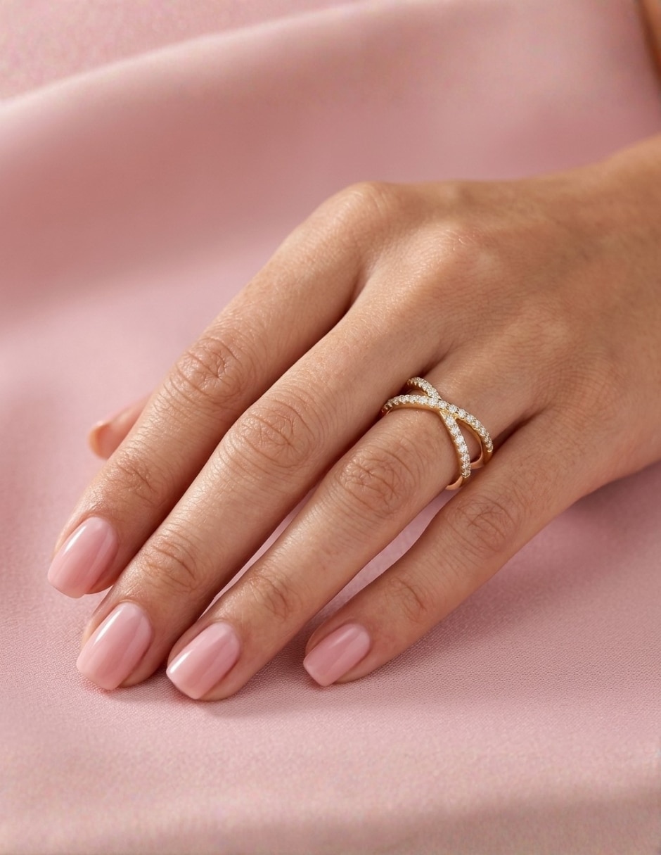 Anillo multi gemas cruz aretize brillo p 925 de plata zirconia cúbica baño de oro