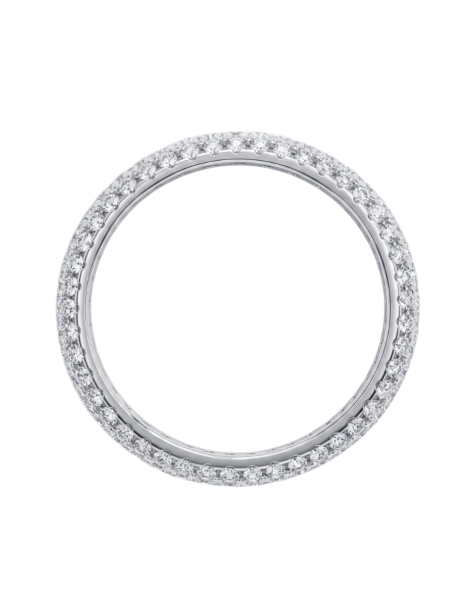 Anillo multi gemas circular aretize brillo p 925 de plata zirconia cúbica pavé