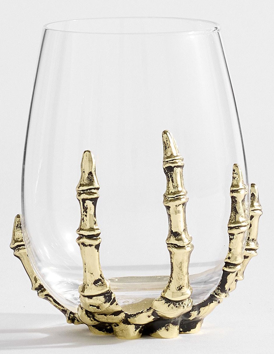Vaso cocktail skeleton