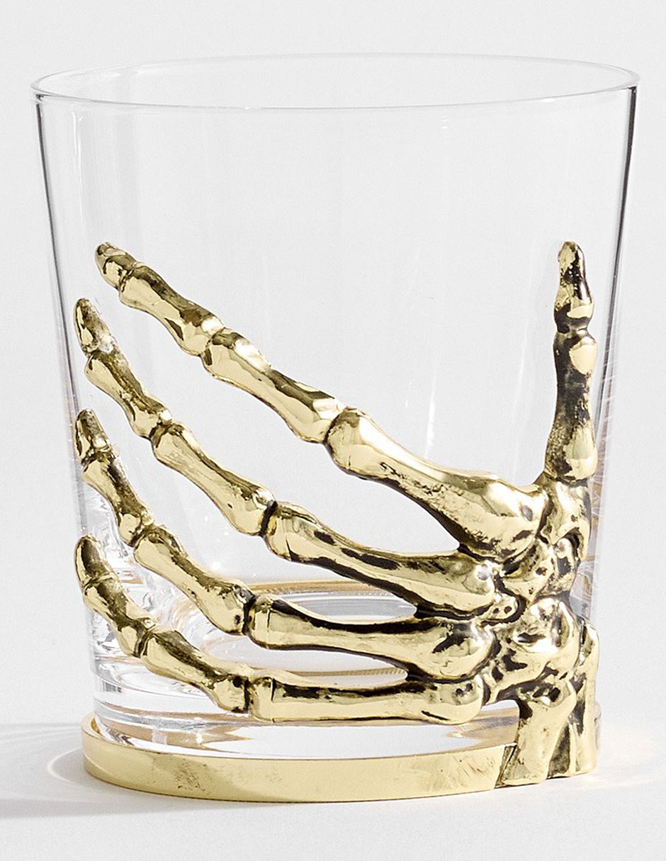 Vaso cocktail skeleton