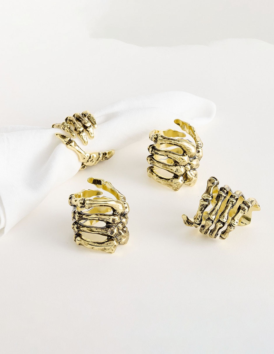 Set aro servilleta skeleton