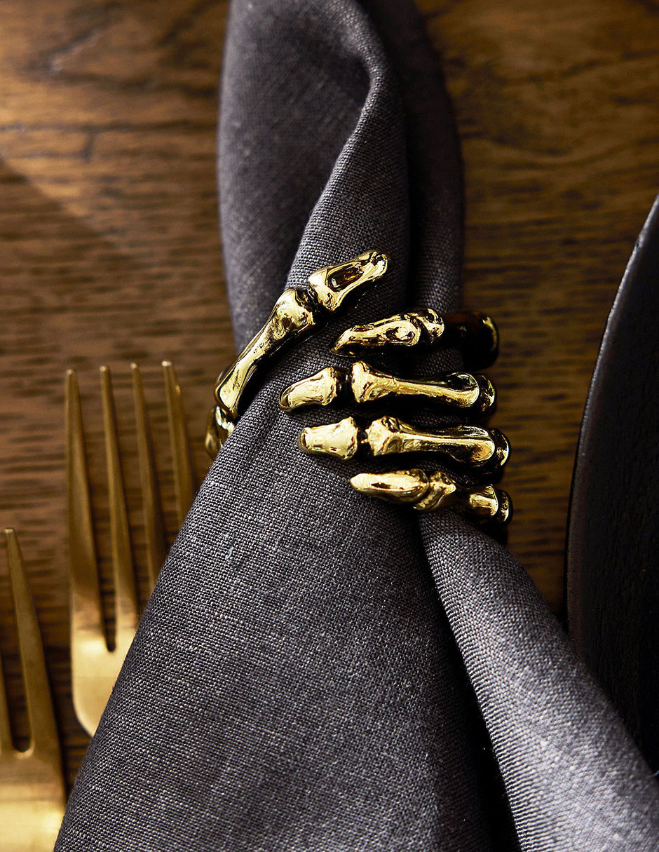 Set aro servilleta skeleton