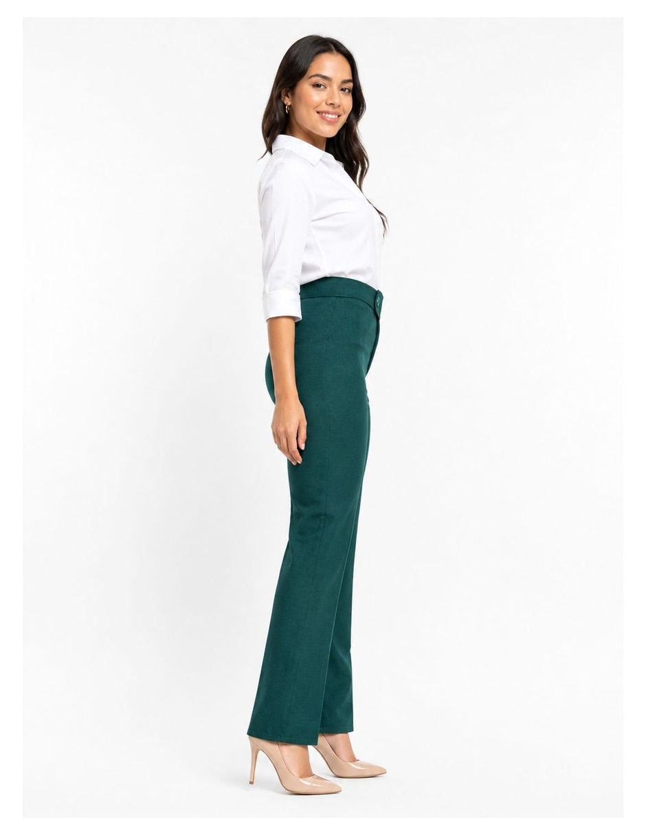 Pantalón de vestir Kolorum recto para mujer