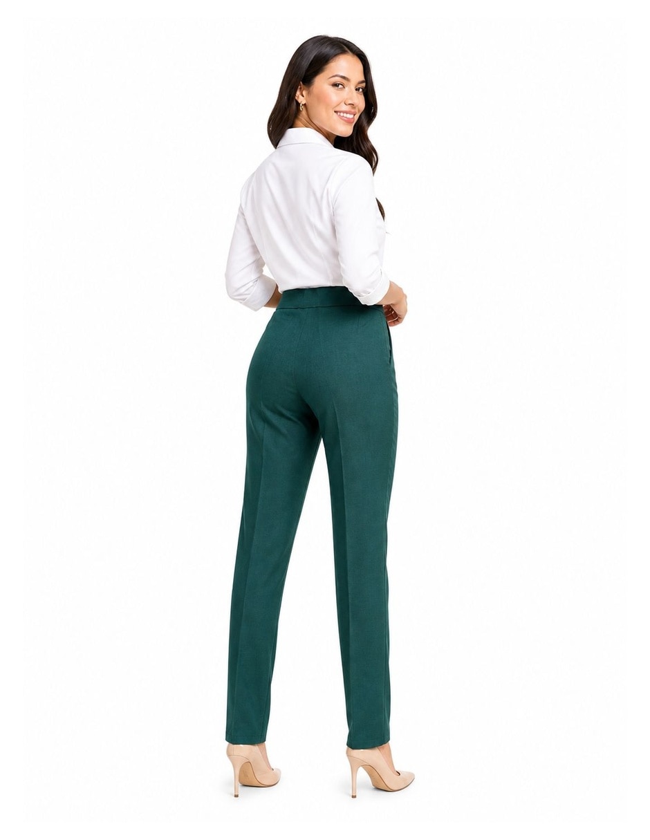 Pantalón de vestir Kolorum recto para mujer