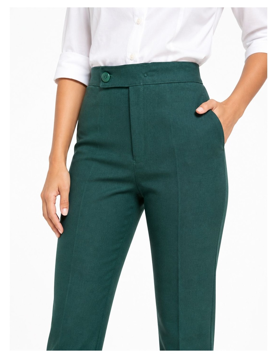 Pantalón de vestir Kolorum recto para mujer