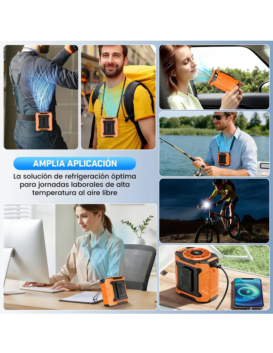 Mini ventilador 10 velocidades 2