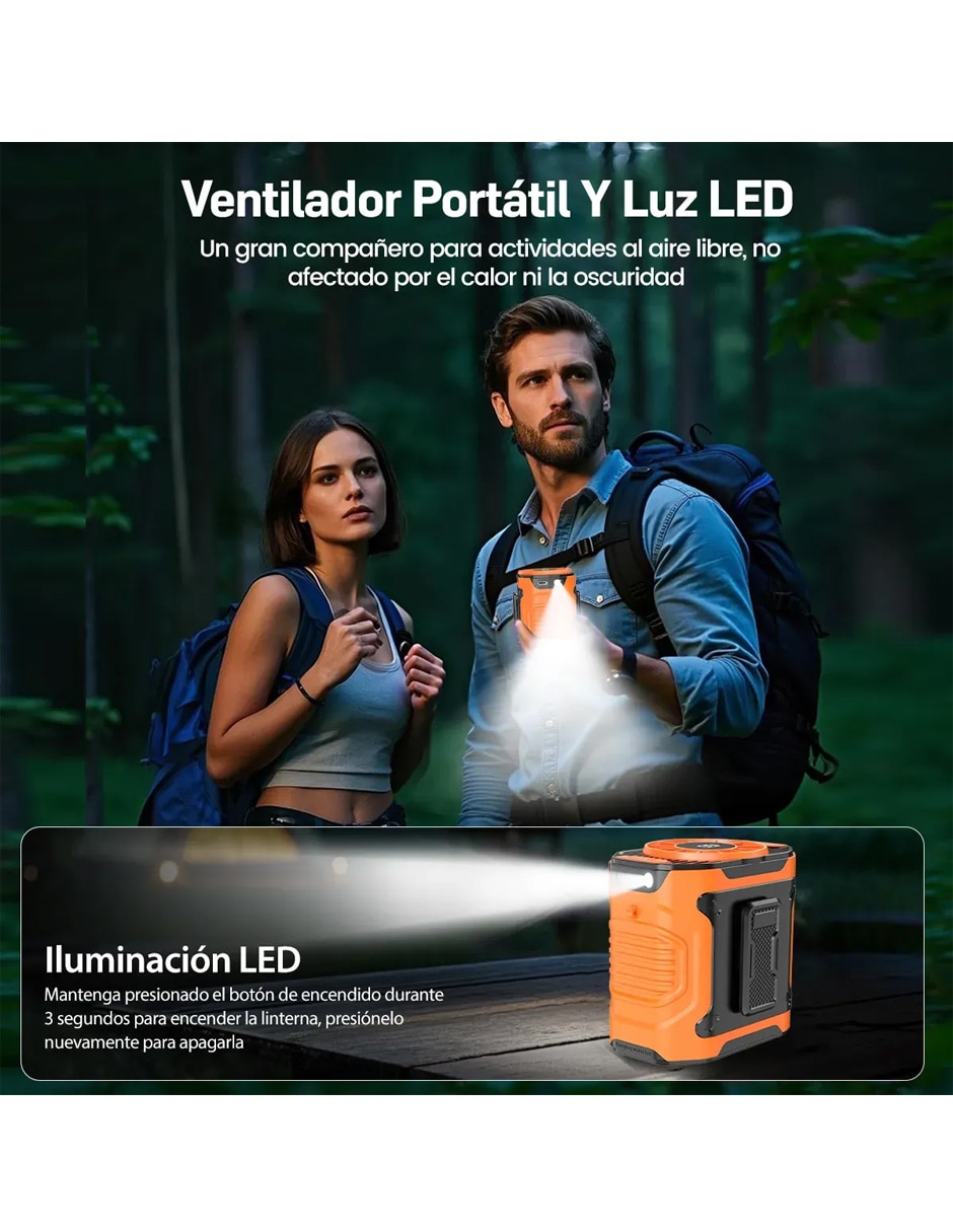 Mini ventilador 10 velocidades 6