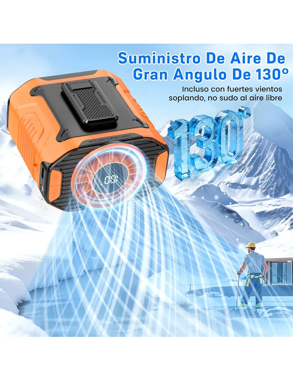 Mini ventilador 10 velocidades 9