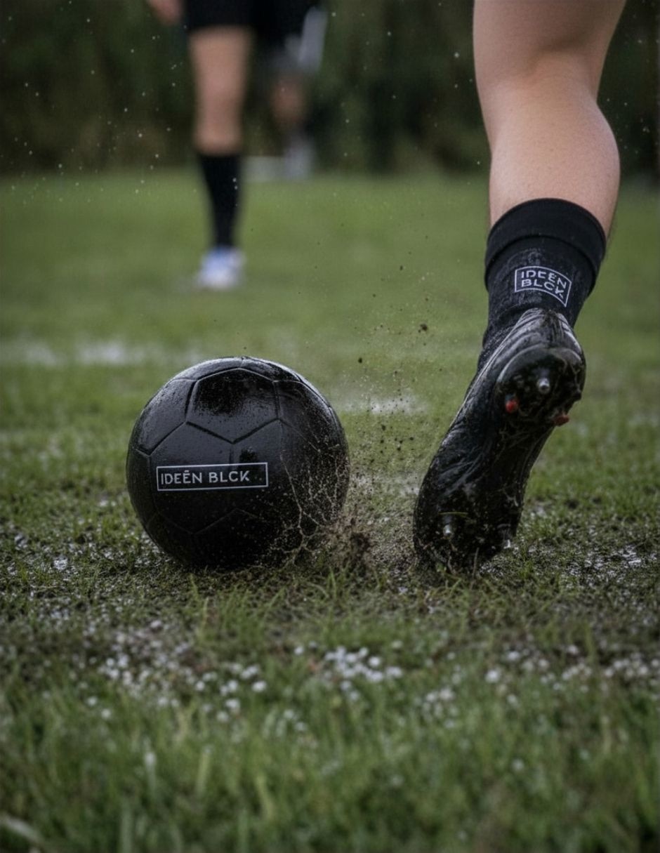 Balón entrenamiento Ideén Blck para fútbol