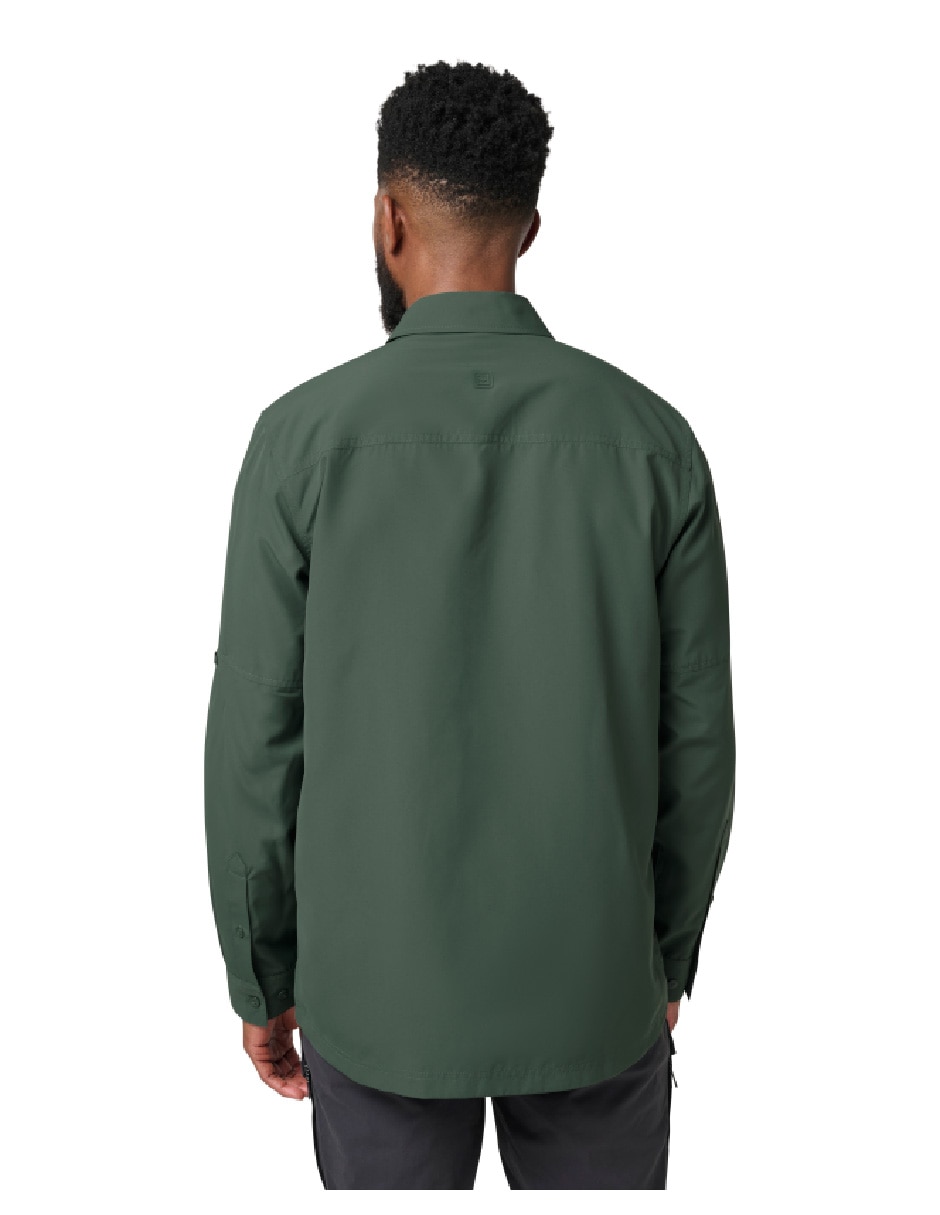 Camisa casual de manga larga para hombre