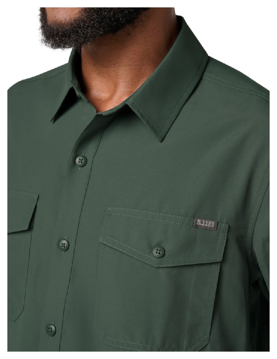 Camisa casual de manga larga para hombre