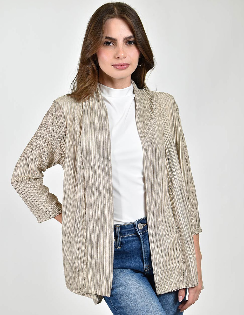 Suéter cuello abierto para mujer