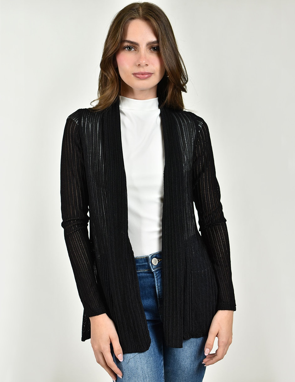 Suéter cuello abierto para mujer